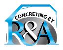 Concreting by R&A  logo